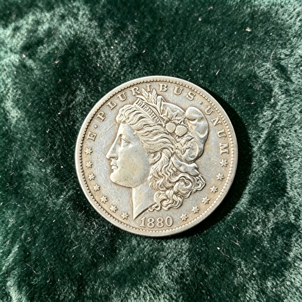 90% Silver 1880-S Morgan Dollar Choice BU Uncirculated 90% Silver 1880-S Morgan Dollar Choice BU Uncirculated