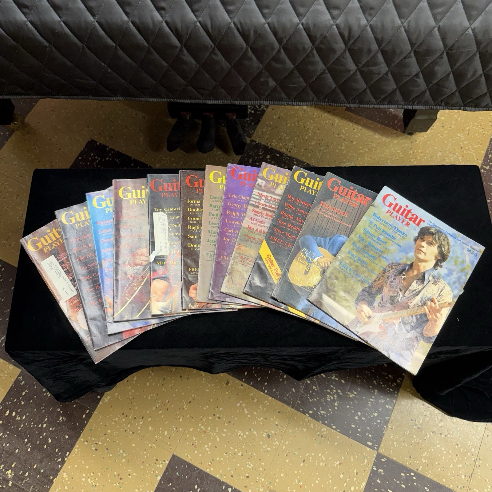 Vintage 1976 Guitar Player Magazine Complete Lot 12 Issues CLAPTON BETTS STILLS Vintage 1976 Guitar Player Magazine Complete Lot 12 Issues CLAPTON BETTS STILLS