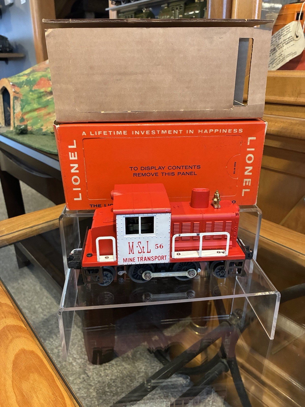 ~Beautiful High Grade~Lionel Postwar 56 M.St L Mine Transport (Perfect Struts)