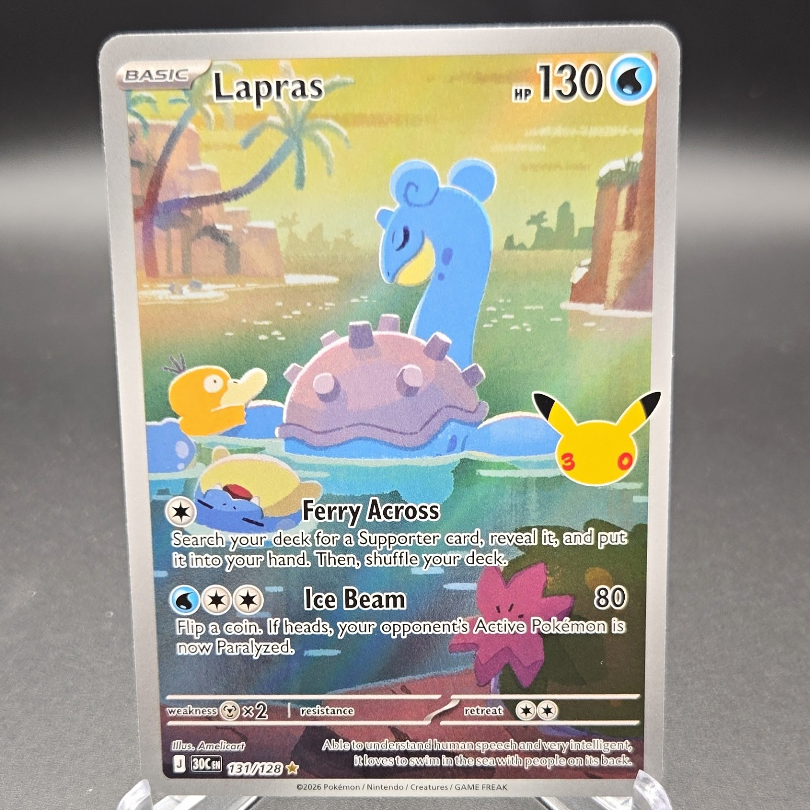 Pokemon Misty\'s Lapras 194/182 SV10 Destined Rivals Holo IR English 110HP Pokemon Misty\'s Lapras 194/182 SV10 Destined Rivals Holo IR English 110HP