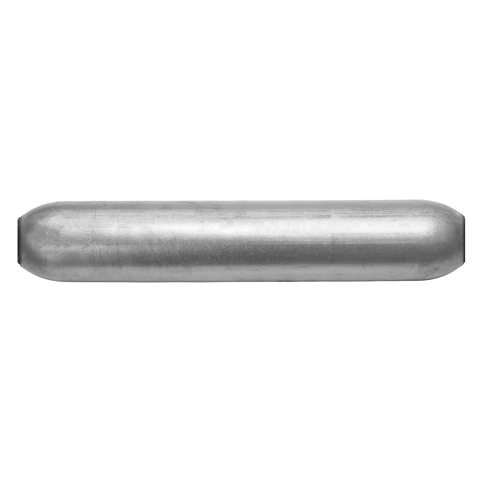 AP Exhaust Enforcer Series Round Muffler 2.25 In/2.25in Out Aluminized Steel