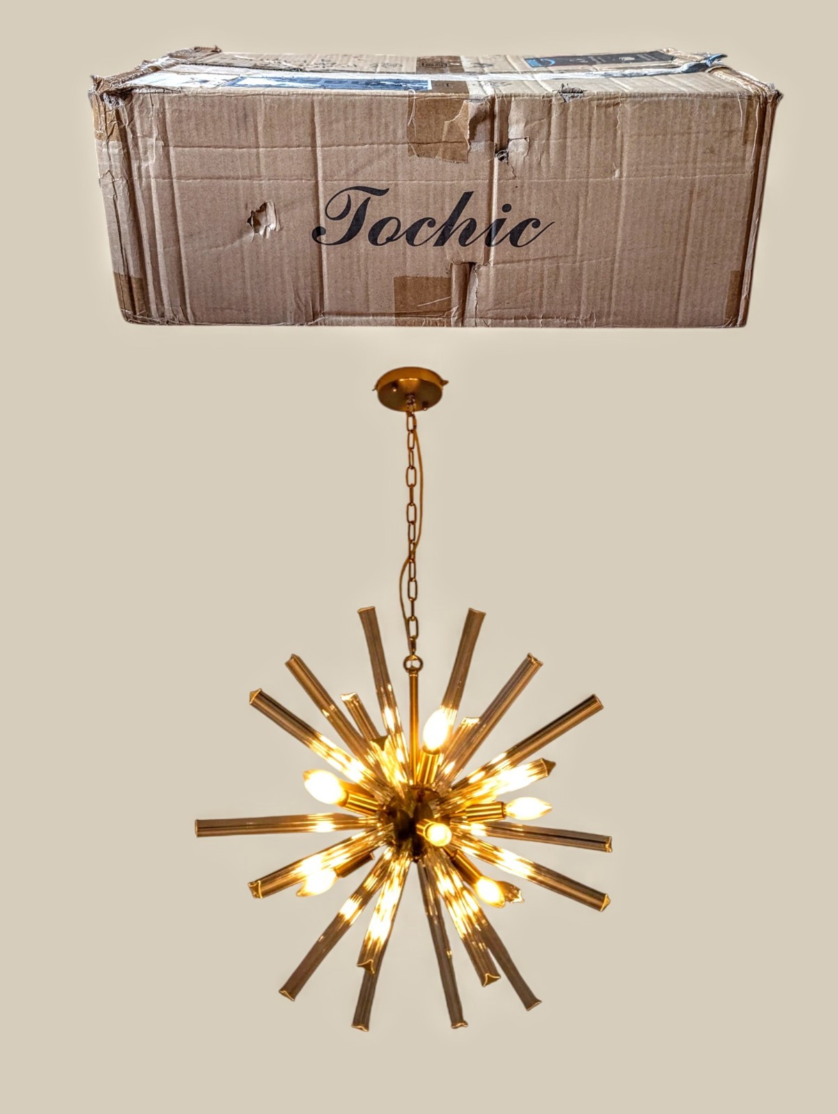 TOCHIC Modern SPHERE Gold 9 Light ORB Glass Chandelier Living Dining Room Foyer TOCHIC Modern SPHERE Gold 9 Light ORB Glass Chandelier Living Dining Room Foyer