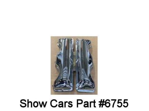 CHROME VALVE COVERS PAIR 348 409 CHEVY IMPALA BEL AIR 1958 59 60 61 62 63 64 65 CHROME VALVE COVERS PAIR 348 409 CHEVY IMPALA BEL AIR 1958 59 60 61 62 63 64 65