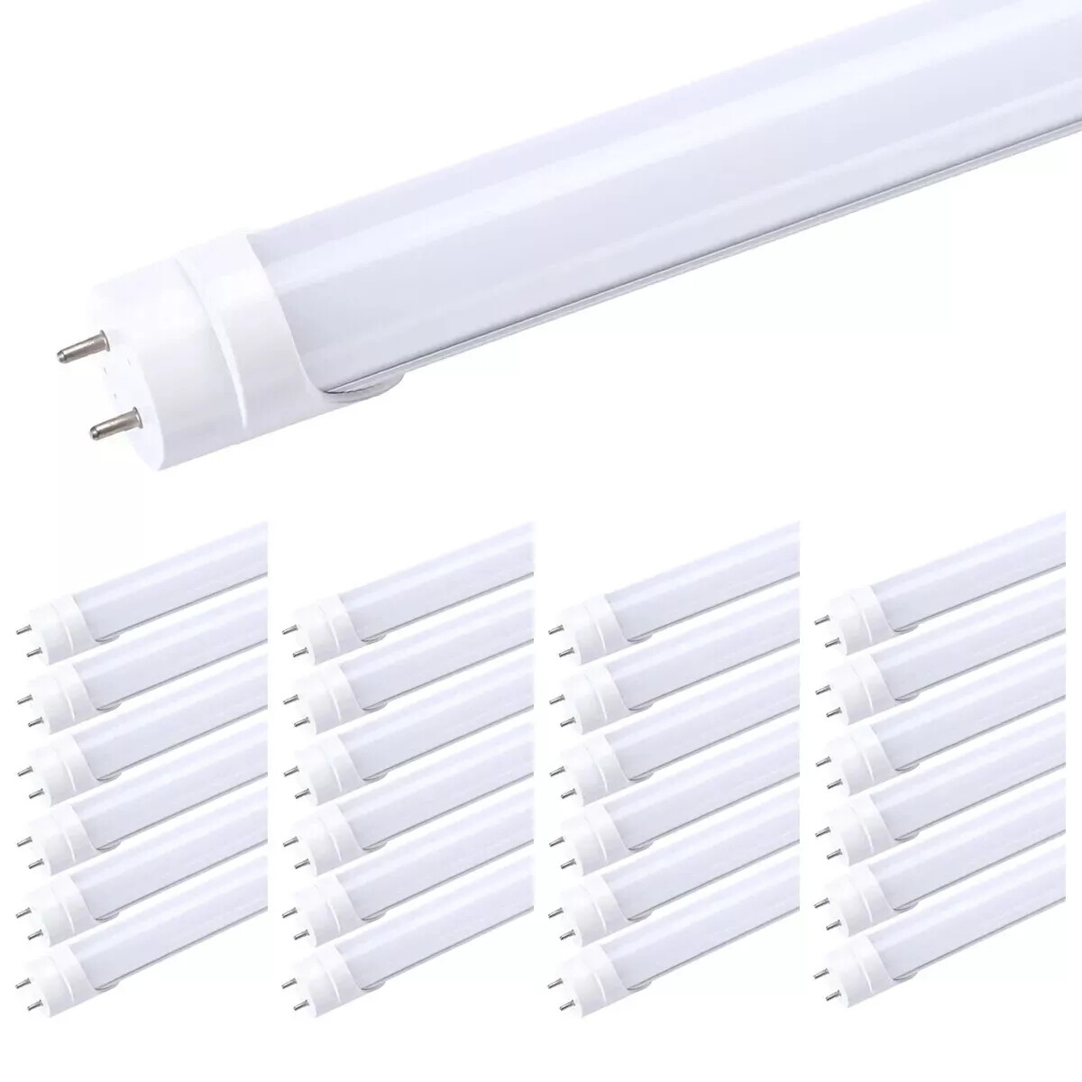 25 pack T8 4FT LED Tube Bulb 5000K Daylight G13 4 foot Shop Light Milky Cover 25 pack T8 4FT LED Tube Bulb 5000K Daylight G13 4 foot Shop Light Milky Cover