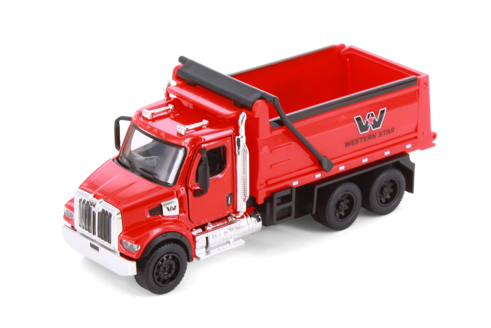 WESTERN STAR 47X DUMP TRUCK RED 1/66 DIECAST CAR KINSMART 11003D WESTERN STAR 47X DUMP TRUCK RED 1/66 DIECAST CAR KINSMART 11003D