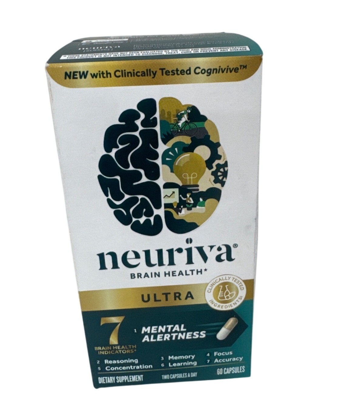 60 Caps of Neuriva Brain Health Ultra Mental Alertness 60 Caps 60 Caps of Neuriva Brain Health Ultra Mental Alertness 60 Caps