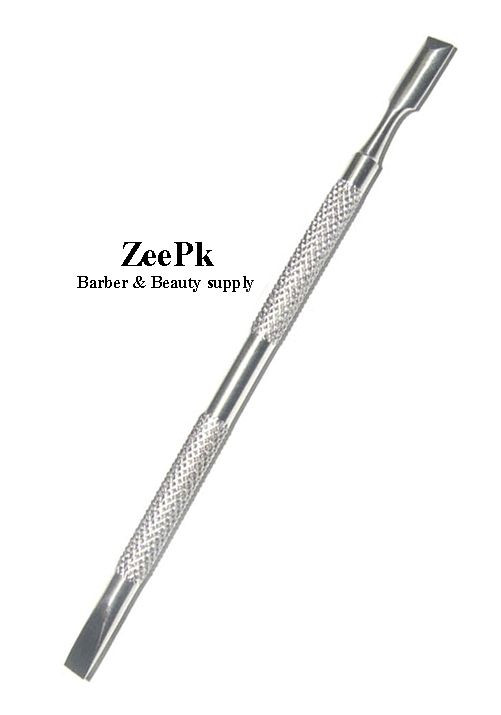 Skin Care Tool Flat Double Sided Cuticle Pusher Stainless steel Zeepk
