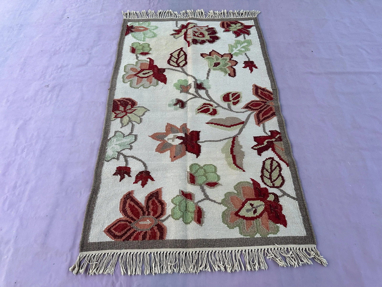 Vintage Turkish Wool Kilim Rug 3\'2\