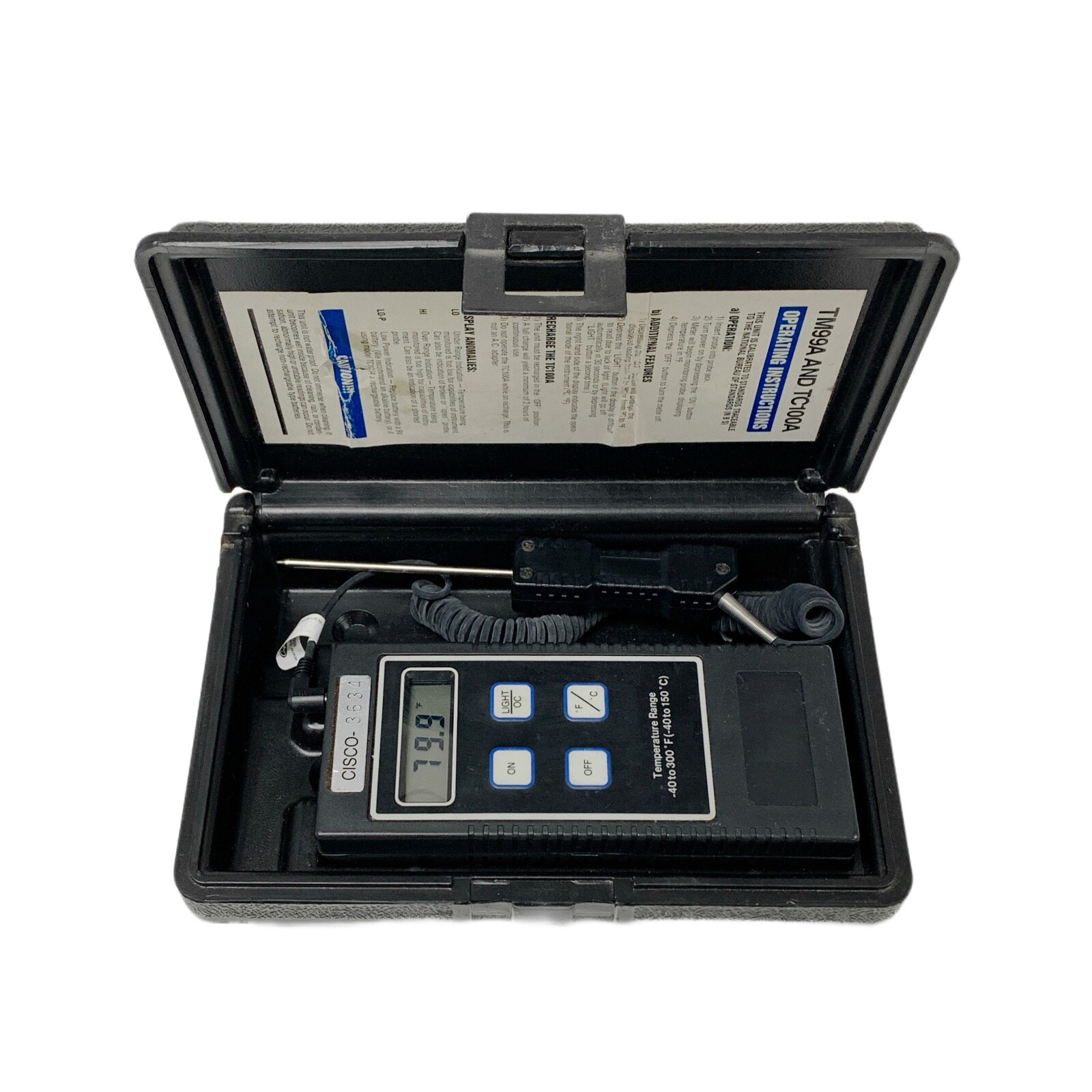 Cisco REF TM99A Electro-therm DIGITAL THERMOMETER