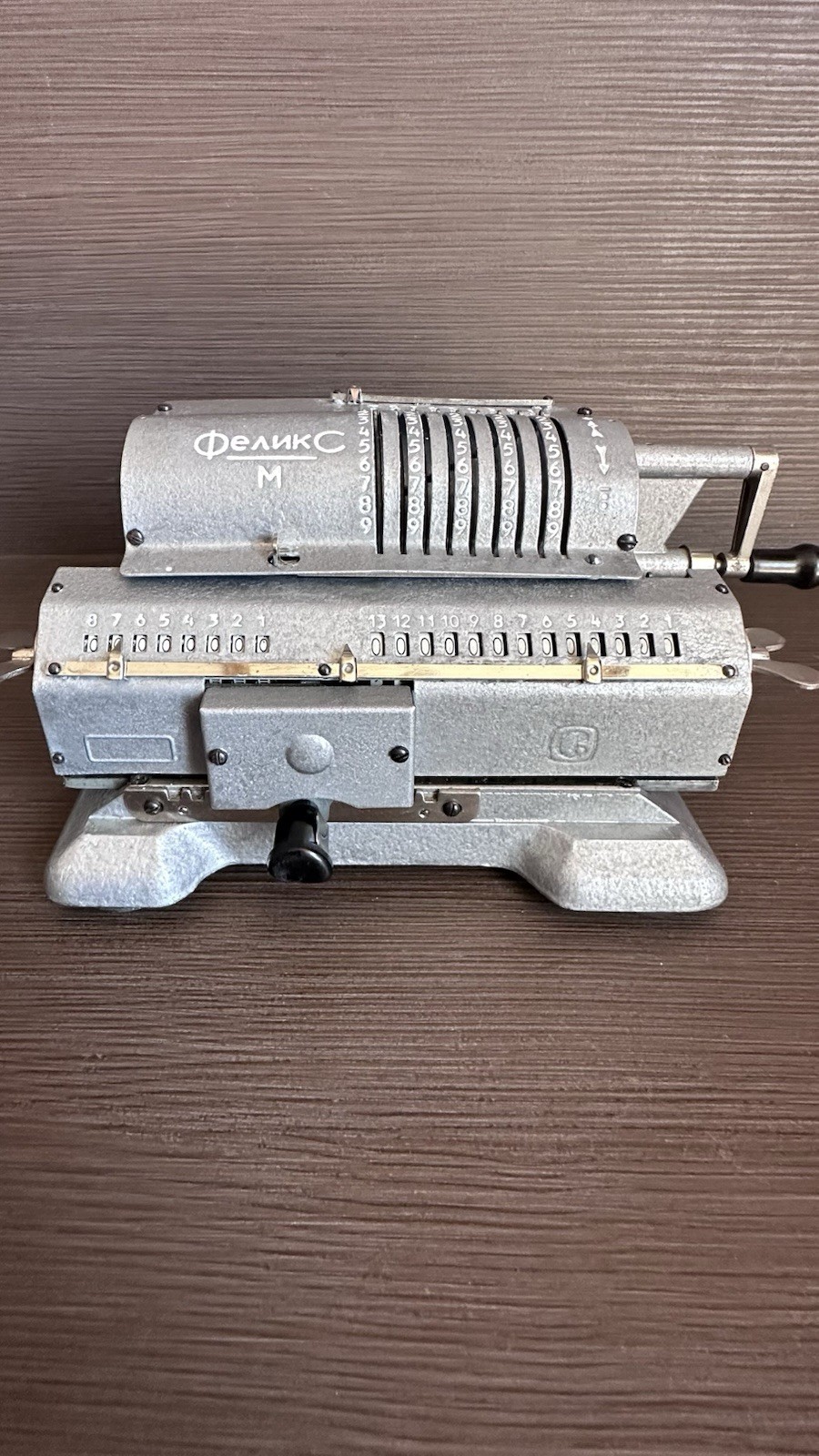 Vintage 1970s Soviet Mechanical Calculator Felix M Odhner Adding Machine USSR