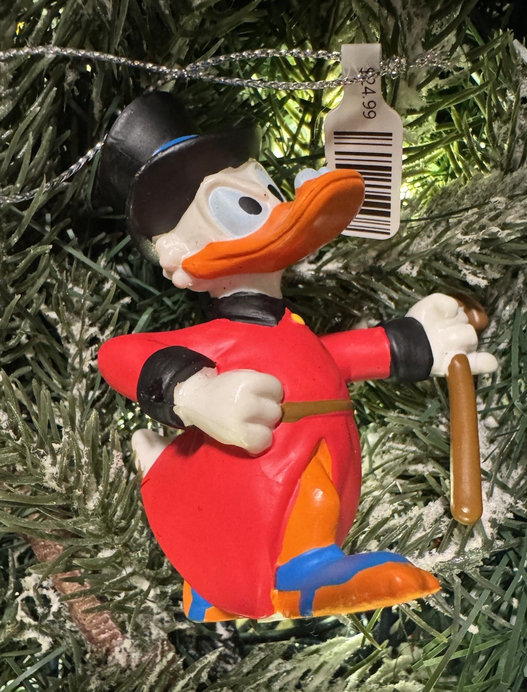 2026 Disney Scrooge McDuck Donald Duck 1947 Classic Christmas Ornament New w Tag