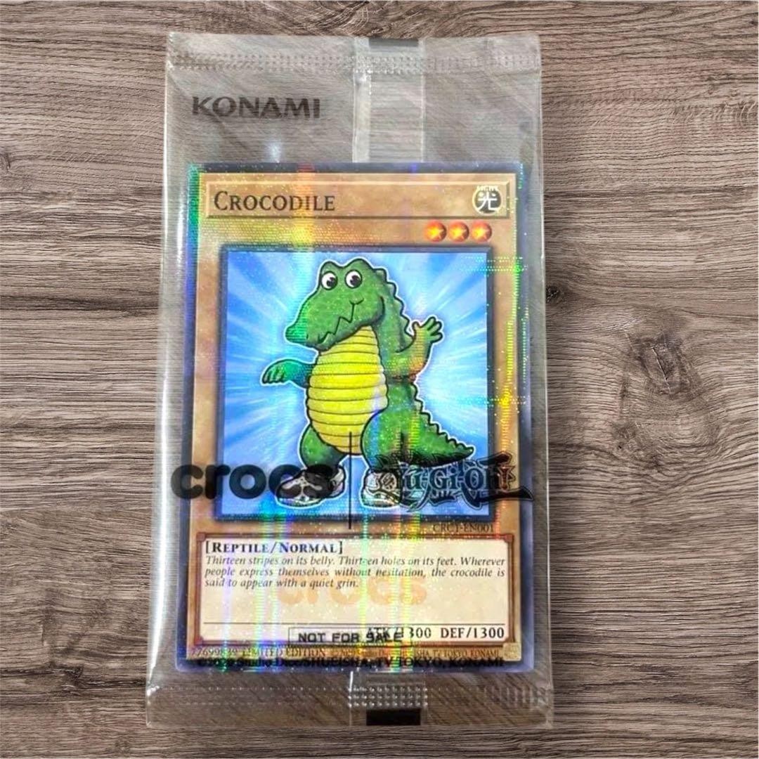 Yu-Gi-Oh x Crocs CROCODILE Promo Card Japan Exclusive 2026 Sep.9 NEW PSL