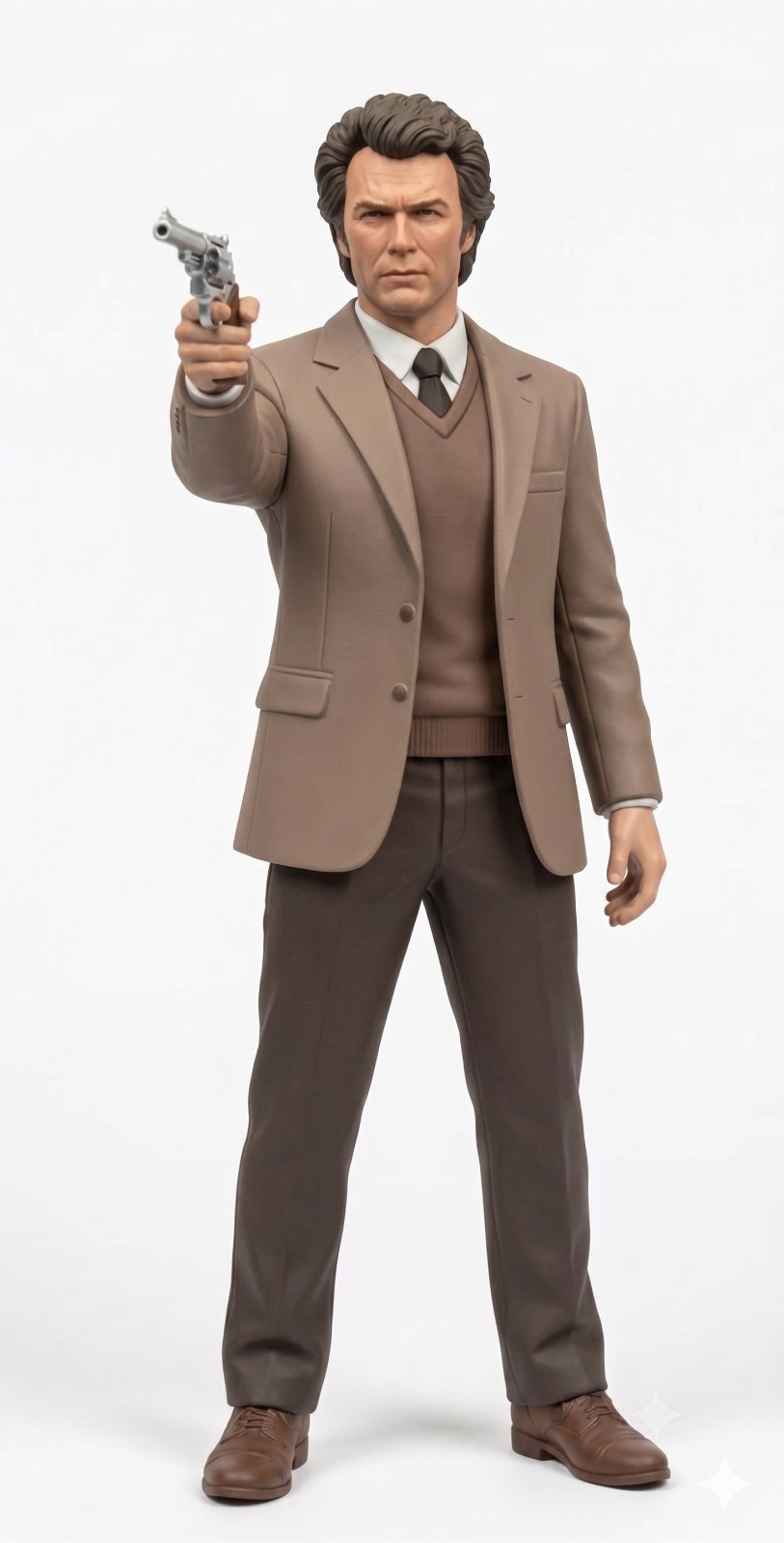 Custom Made Clint Eastwood Dirty Harry Figurine - 5 inches tall