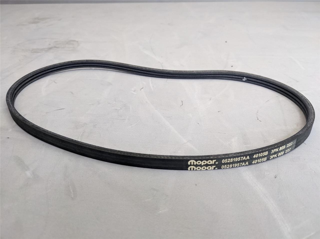 OEM Genuine 2019-2024 Dodge Ram 1500 Jeep Wagoneer Serpentine Belt 5281957AA OEM Genuine 2019-2024 Dodge Ram 1500 Jeep Wagoneer Serpentine Belt 5281957AA