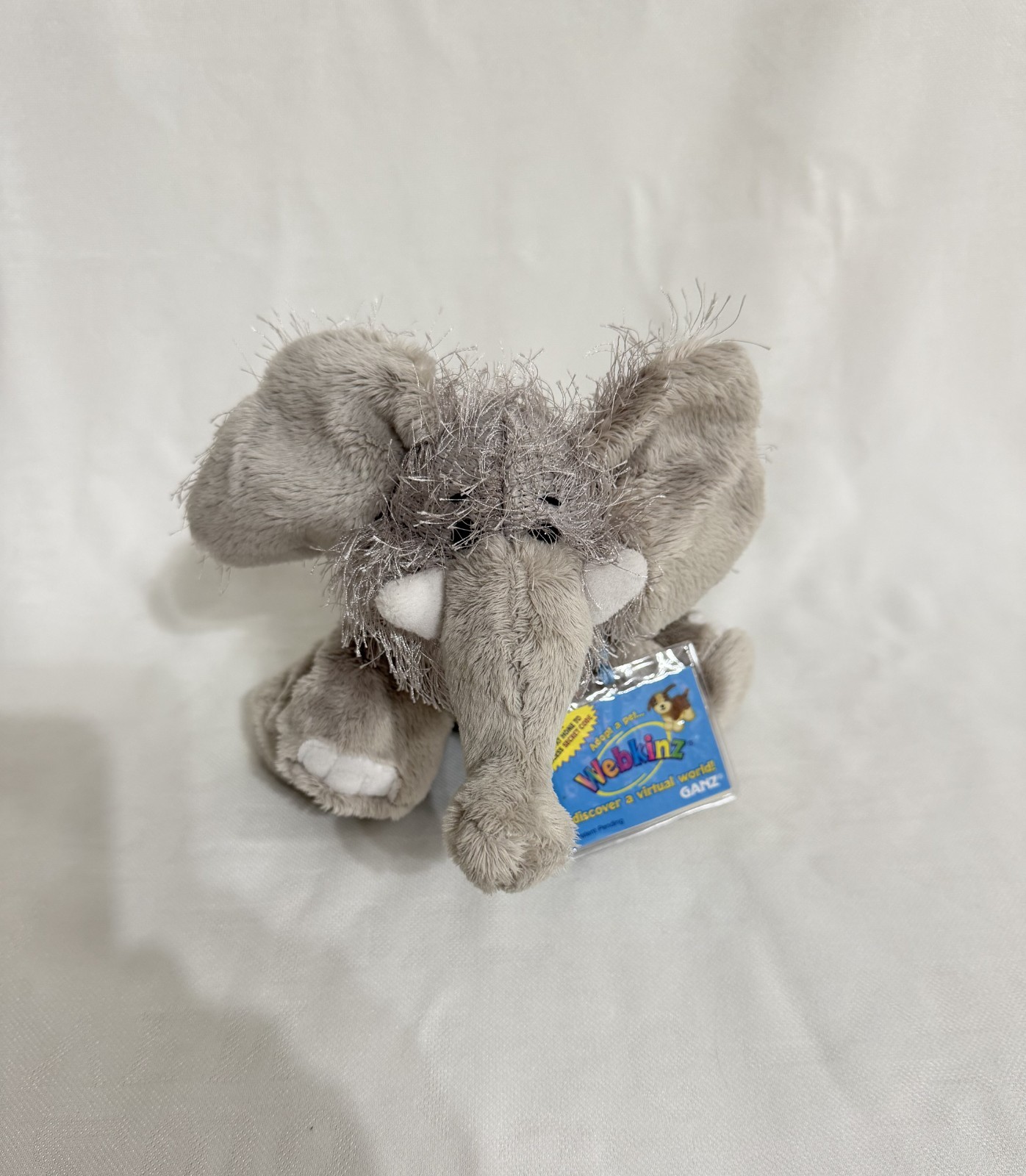 Webkinz Elephant HM007 Ganz Plush New With Sealed Unused Code NWT