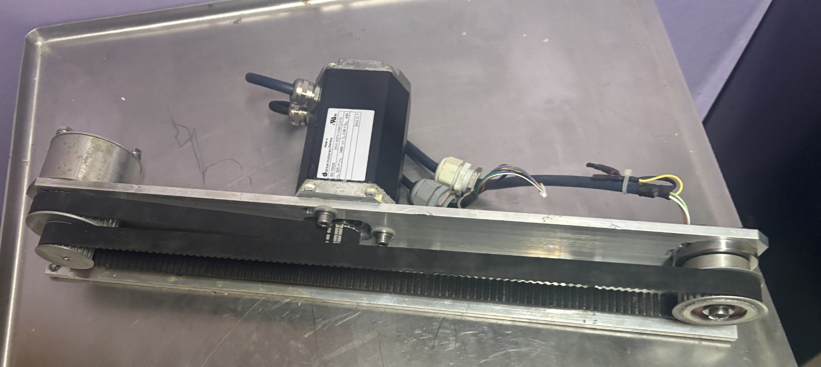 Bizerba  GSP HD33 IP 33 Meat Slicer CARRIAGE MOTOR #BG 75X25, BELTS, Wiring(BJ2)