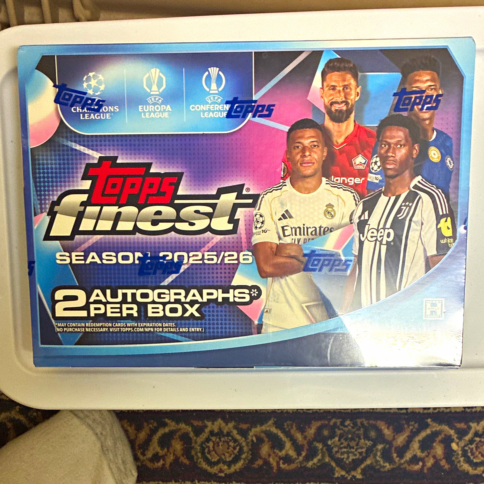 Topps Finest 25/26 UEFA Champions League Soccer hobby Box 2 Autographs Topps Finest 25/26 UEFA Champions League Soccer hobby Box 2 Autographs
