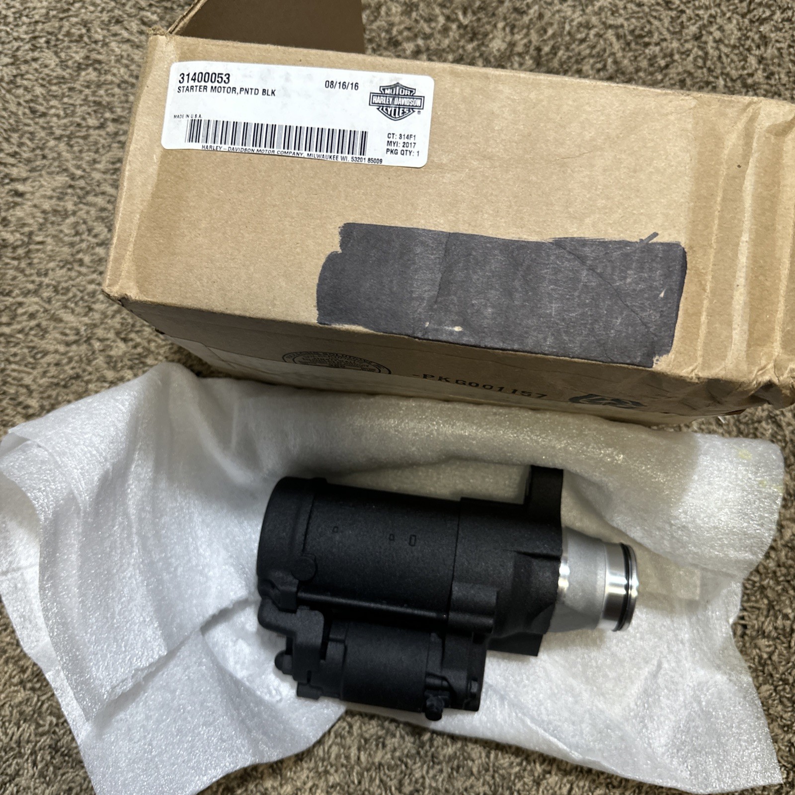 Harley Davidson OEM Starter Motor 31400053 NEW