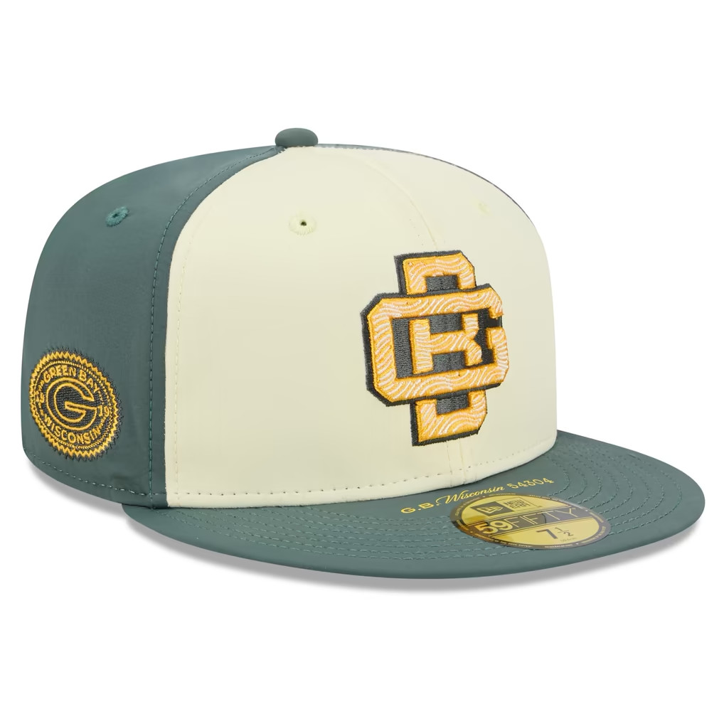 [BIG SALE] Green Bay Packers New Era 2026 Rivalries 59FIFTY Cream Hat