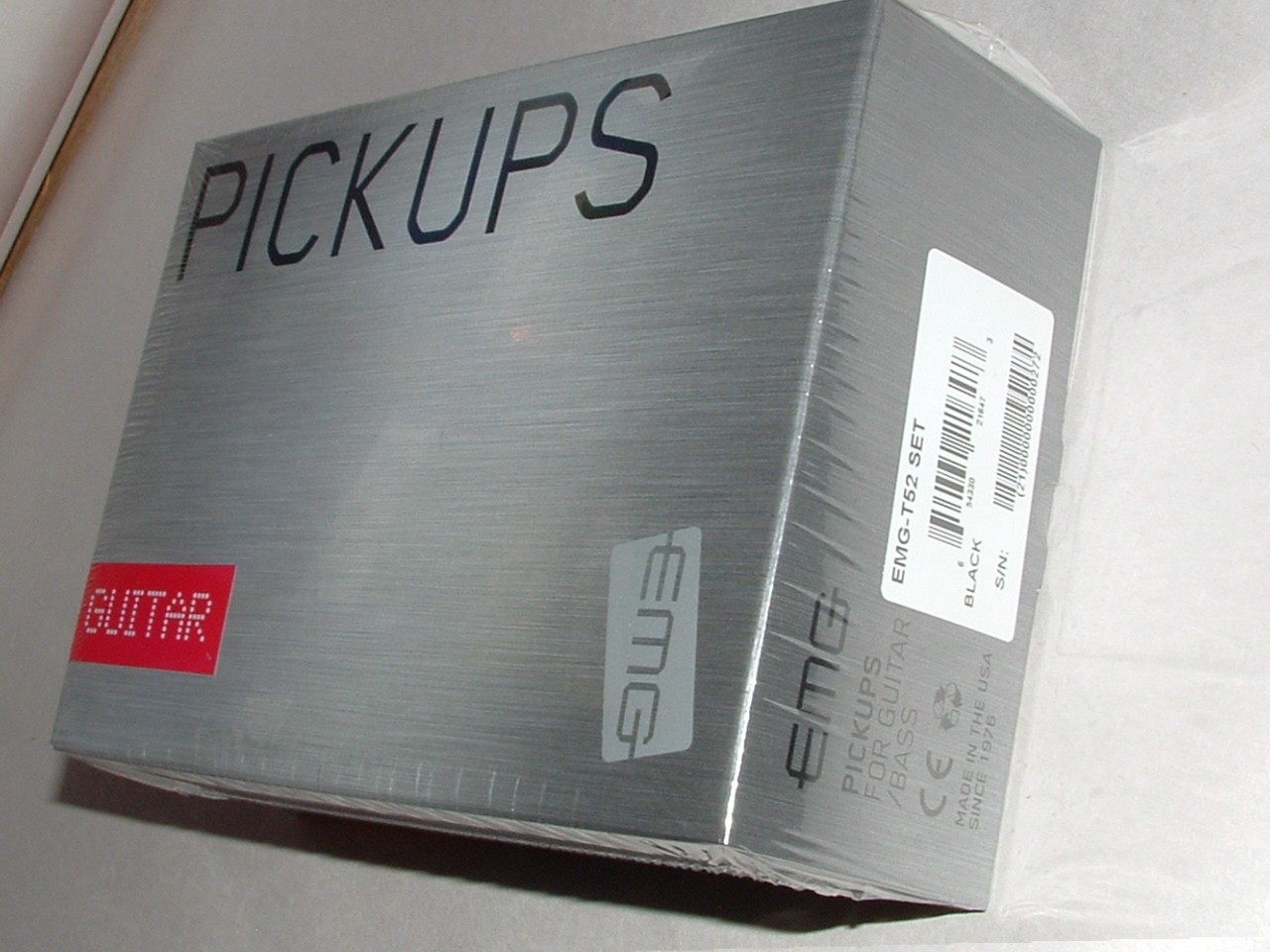 EMG T52 Active Tele Pickup Set (Black) New with Warranty