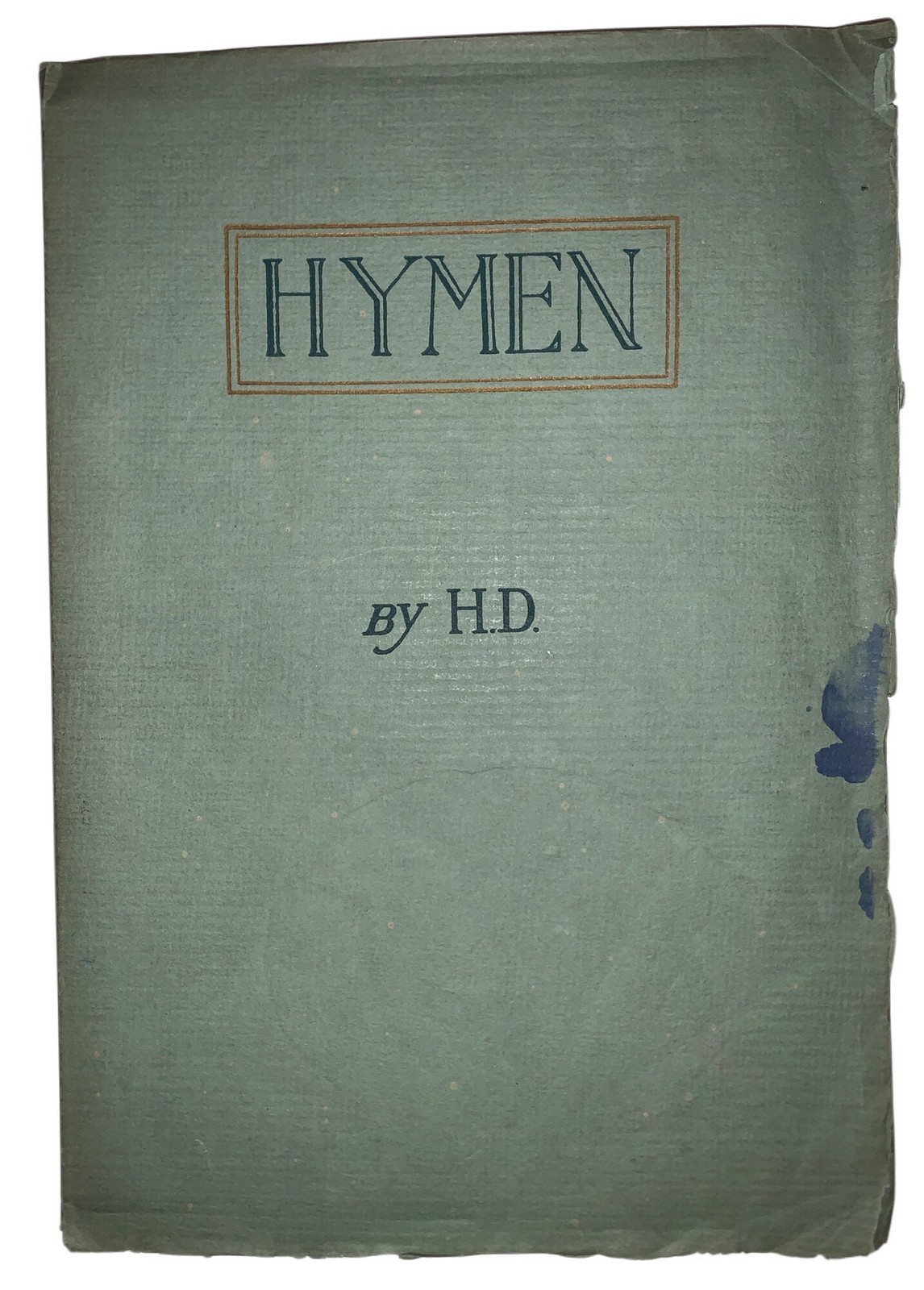 1921, 1st Ed, Hymen, by H.D. [Hilda Doolittle], Imagist Modernist Poetry