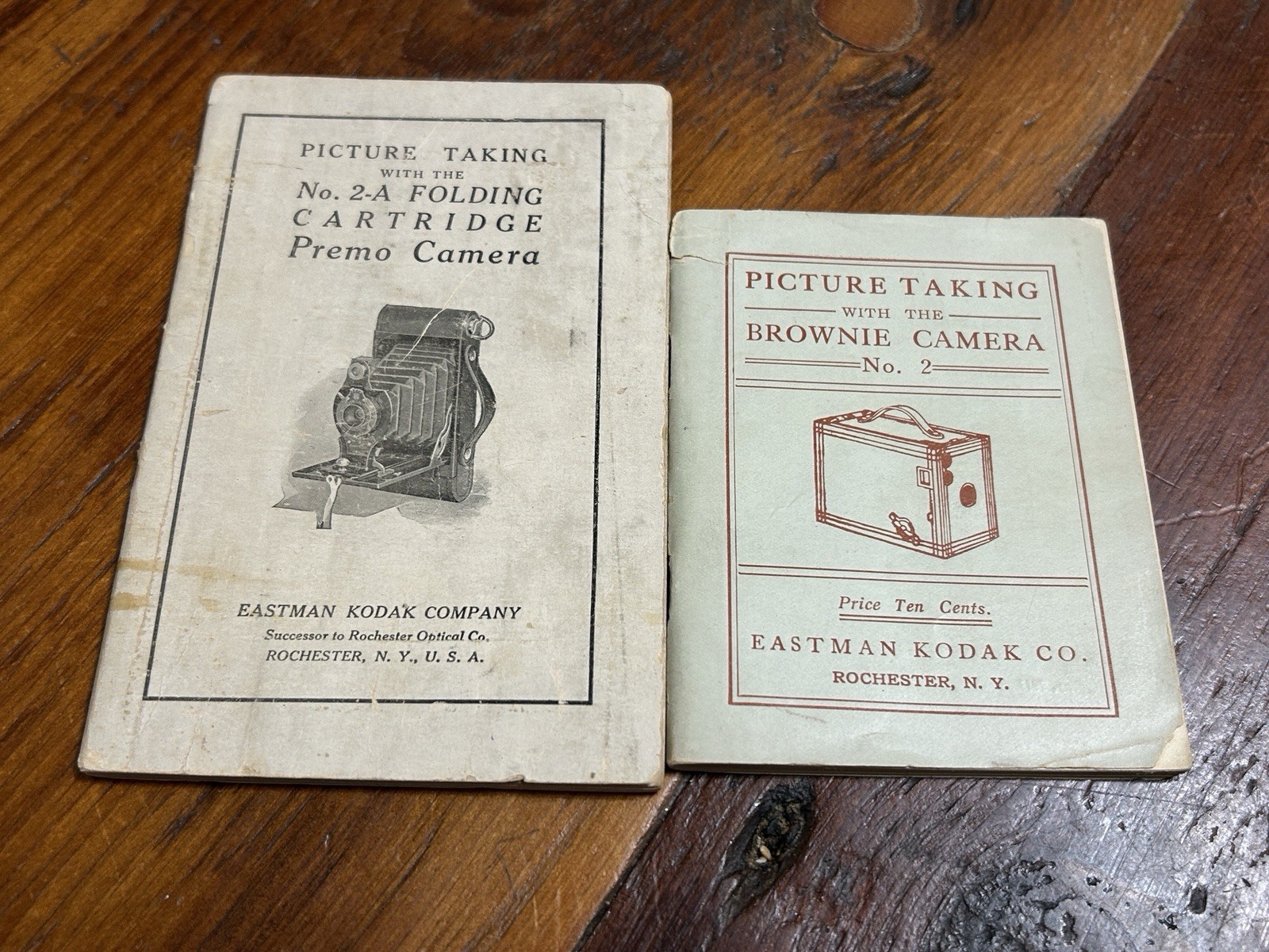 Antique Kodak Camera Manuals Brownie Camera Number 2 Folding Cartridge Camera 2A