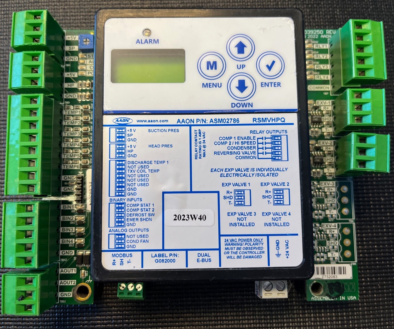AAON ASM02786 RSMVHPQ Refrigerant System Module VFD Compressors
