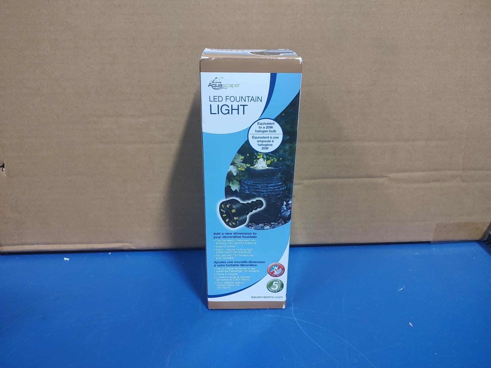 AQUASCAPE #84008 LED FOUNTAIN ACCENT LIGHT (CORE LIGHT ONLY) No Transformer AQUASCAPE #84008 LED FOUNTAIN ACCENT LIGHT (CORE LIGHT ONLY) No Transformer