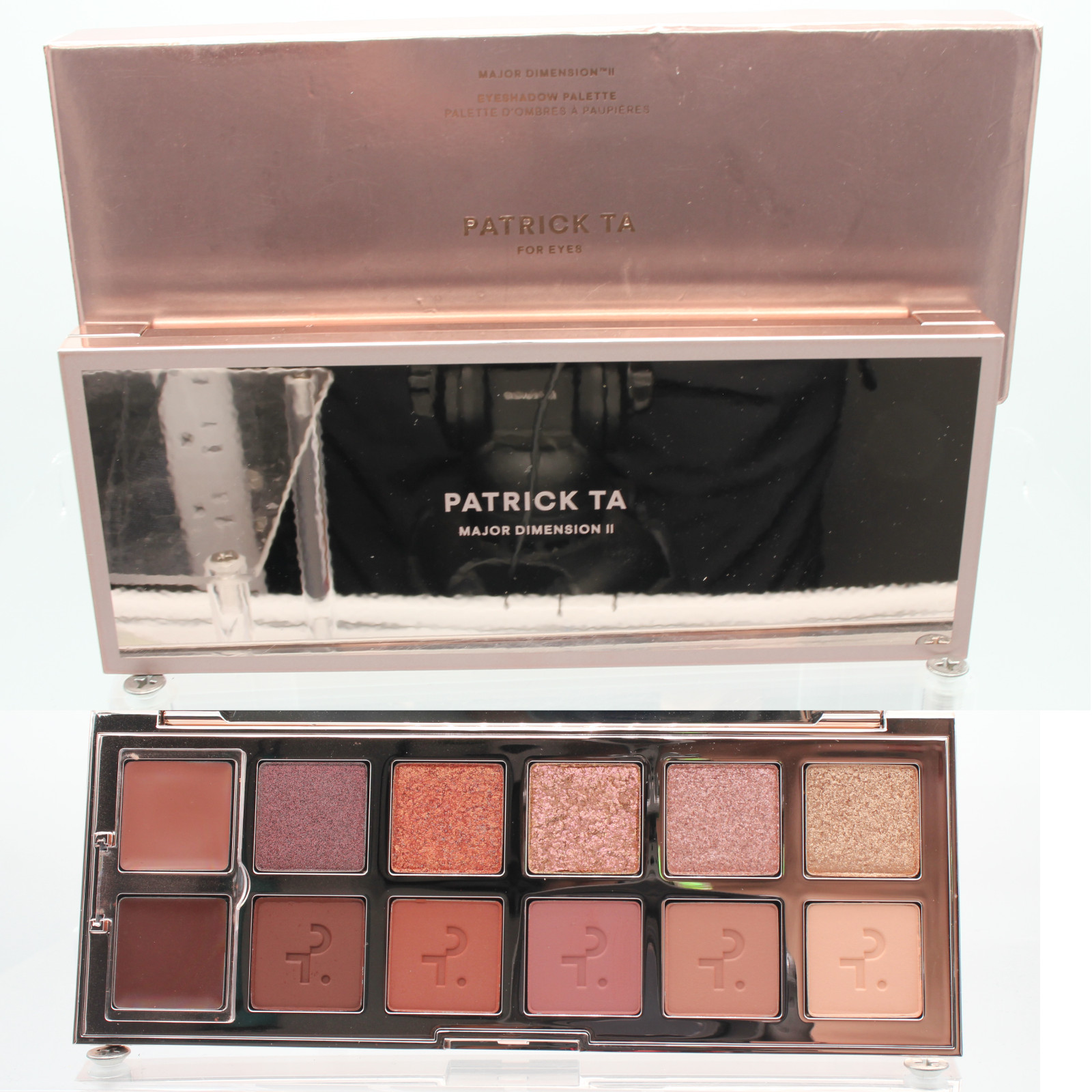 Patrick Ta BOXED Major Dimension II 12-Shade Creme + Powder Eyeshadow Palette