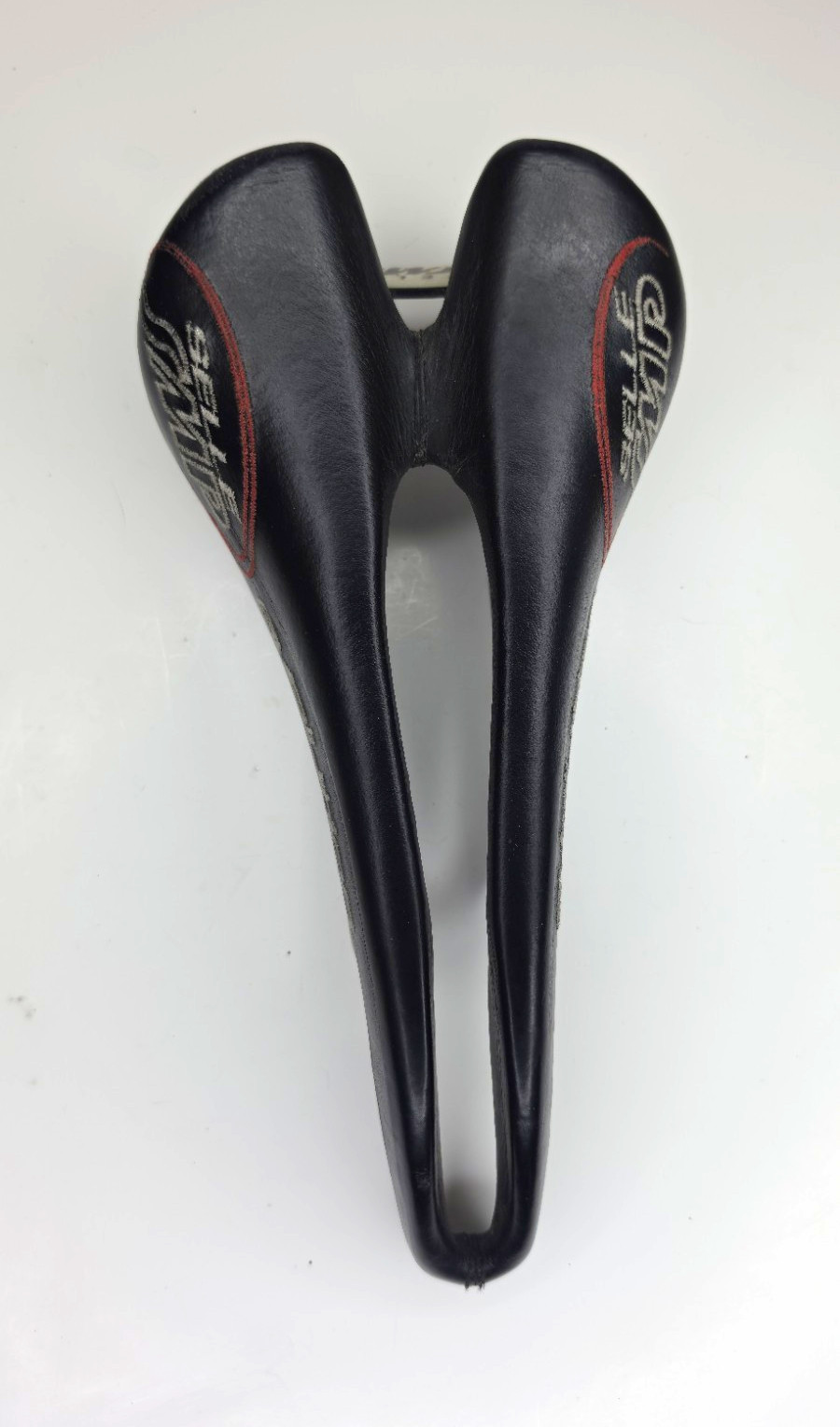 Selle SMP Evolution Cutaway Saddle Black/Red Synthetic Universal Bicycle Seat