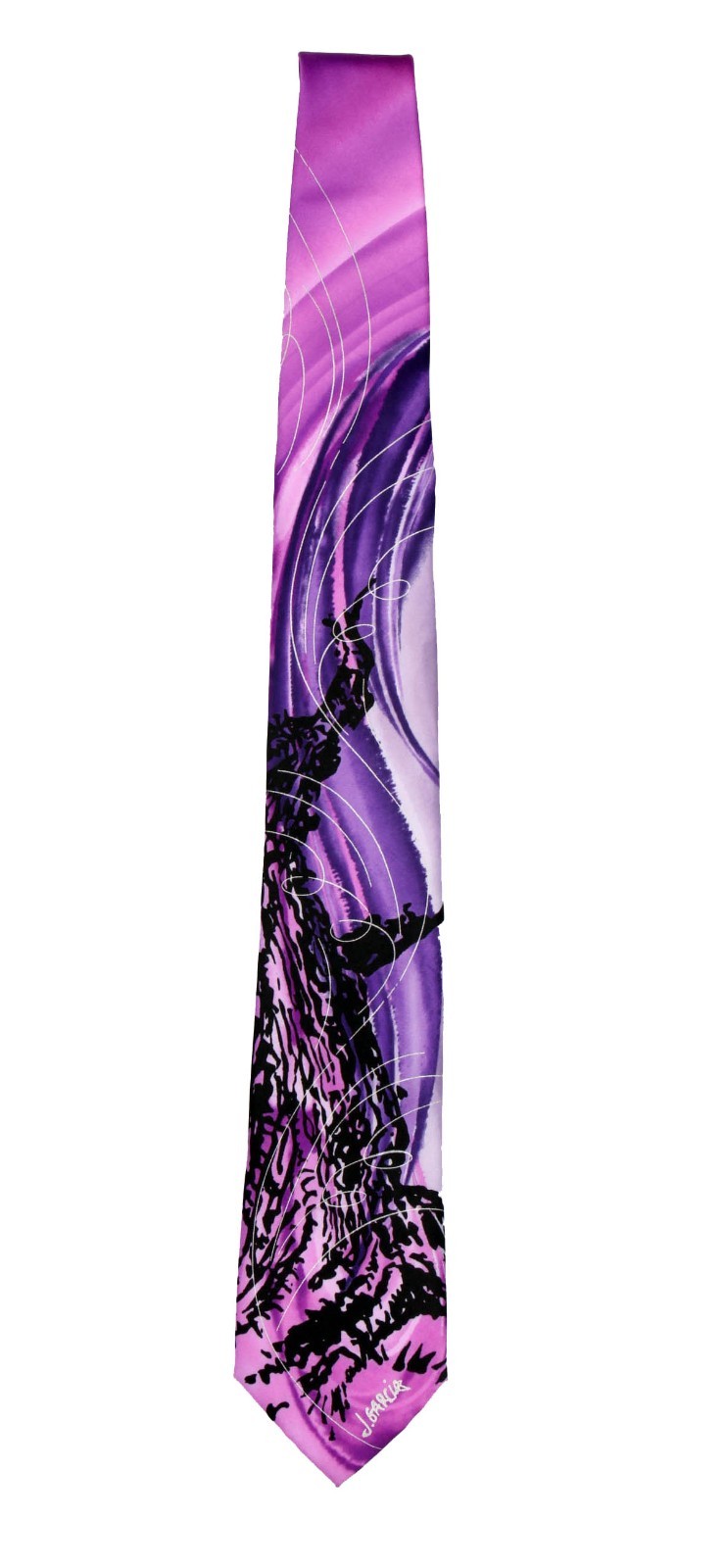 Men\'s Jerry Garcia Grateful Dead Artist Designer Abstract Necktie -   NWT