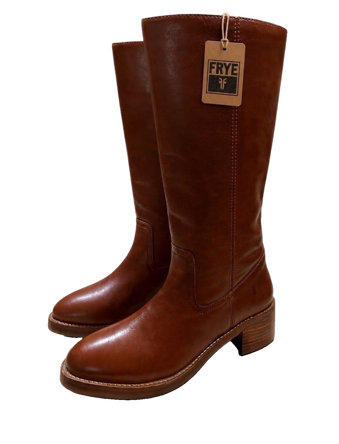 Frye Camryn Tall Pull On Boots in Cognac SZ 8 Women\'s FR42040 ☆ New No Box Frye Camryn Tall Pull On Boots in Cognac SZ 8 Women\'s FR42040 ☆ New No Box