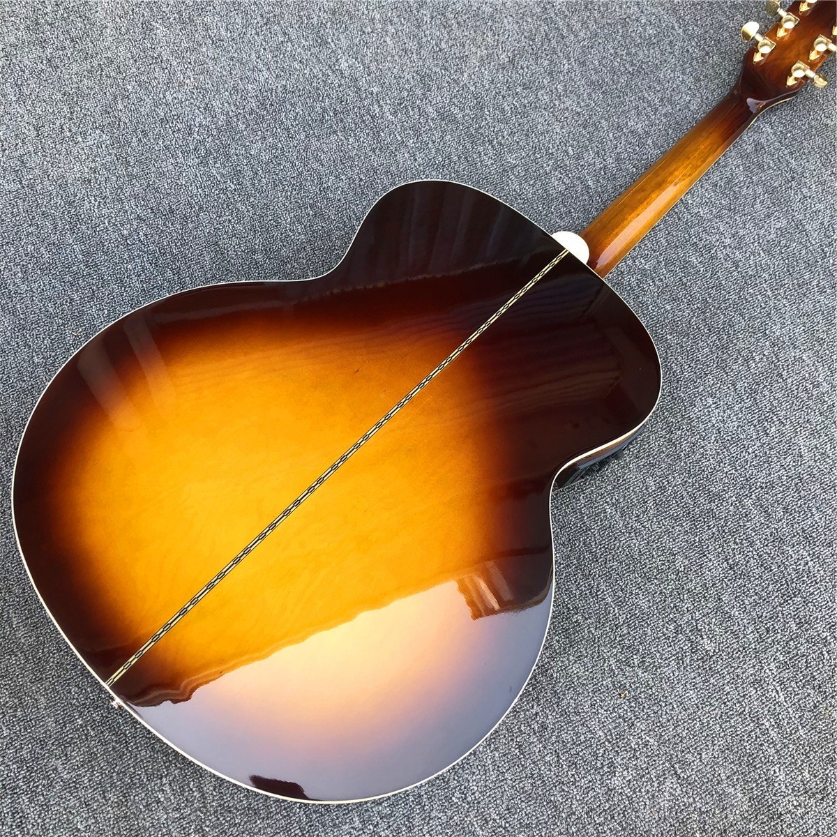 Top Quality Sunset 43 Inches Solid Spruce Acoustic Guitar Maple Jumbo Body Top Quality Sunset 43 Inches Solid Spruce Acoustic Guitar Maple Jumbo Body