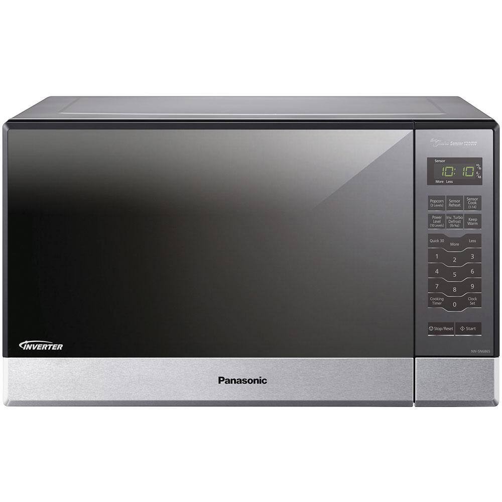 Panasonic NN-SN686SR 1.2-cu ft 1200-Watt Countertop Microwave, Stainless Steel