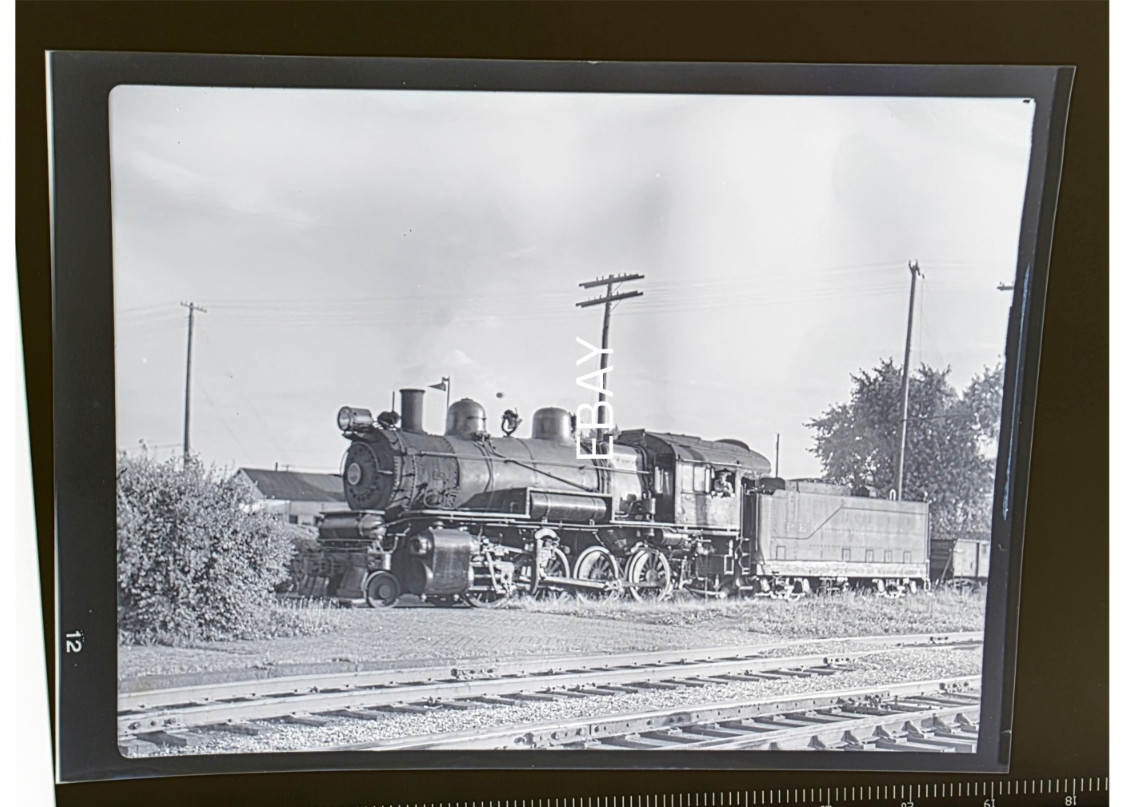 C. 1948 Pennsylvania Railroad PRR #1891 H-6 Delvmarva Division Photo Negative C. 1948 Pennsylvania Railroad PRR #1891 H-6 Delvmarva Division Photo Negative