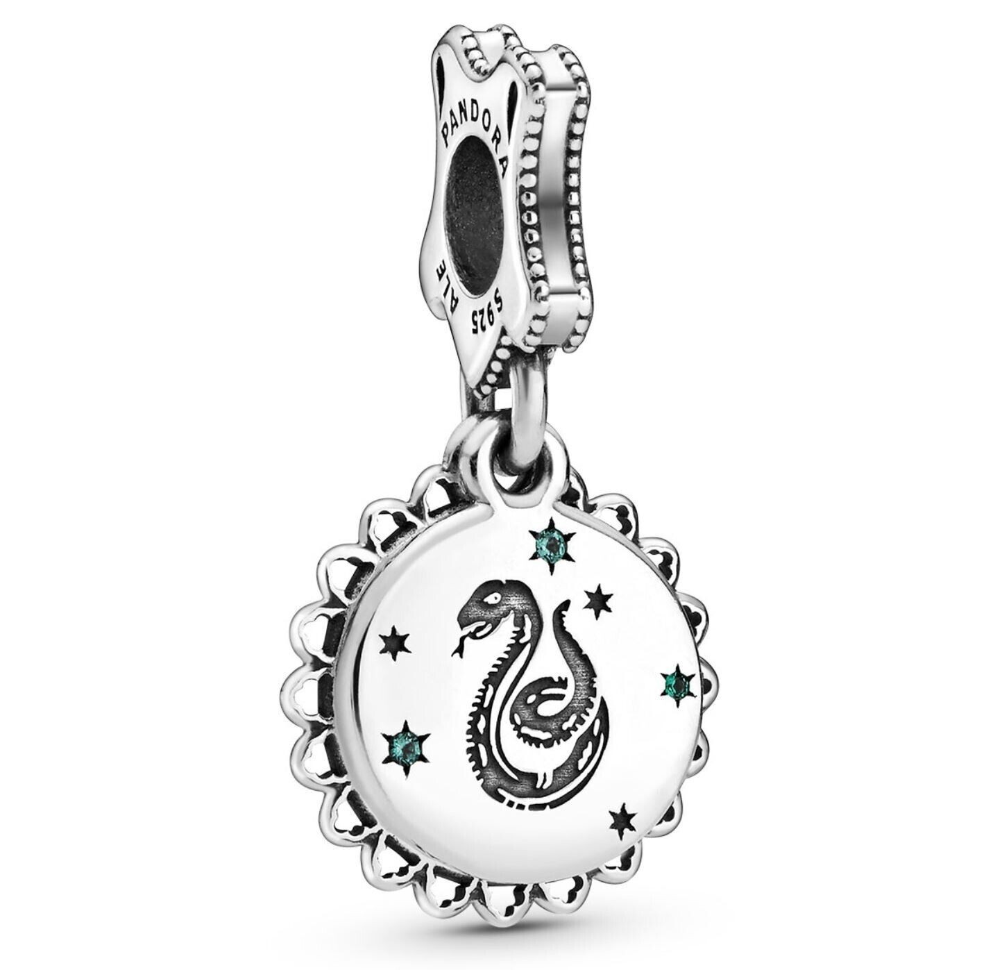 Authentic Pandora Harry Potter Collection Slytherin Dangle Charm Authentic Pandora Harry Potter Collection Slytherin Dangle Charm
