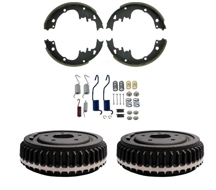 Brake Shoe Drums and springs Buick Oldsmobile Pontiac 1964-1972 FRONT 9 1/2 inch