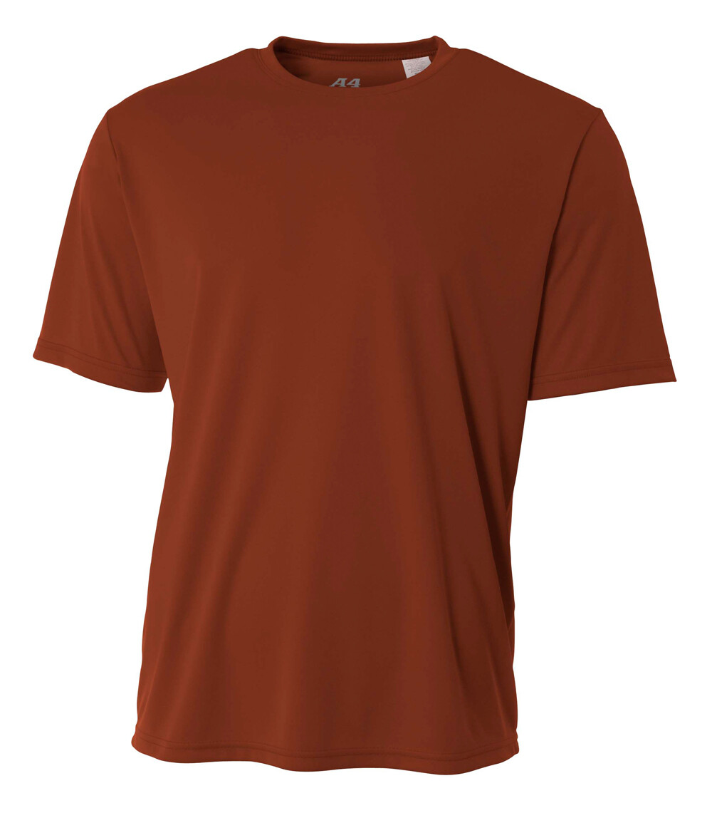 A4 Mens Dri-Fit Workout Running Cooling Performance Crew Jogging T-Shirt - N3142 A4 Mens Dri-Fit Workout Running Cooling Performance Crew Jogging T-Shirt - N3142