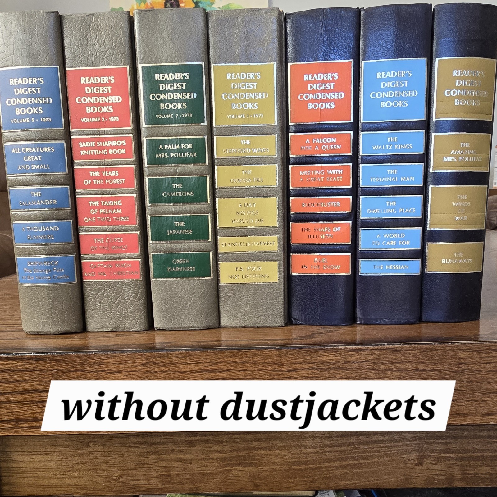 Vtg Readers Digest Consensed Books 1972 1973 Decor Decorative Covers Staging Vtg Readers Digest Consensed Books 1972 1973 Decor Decorative Covers Staging