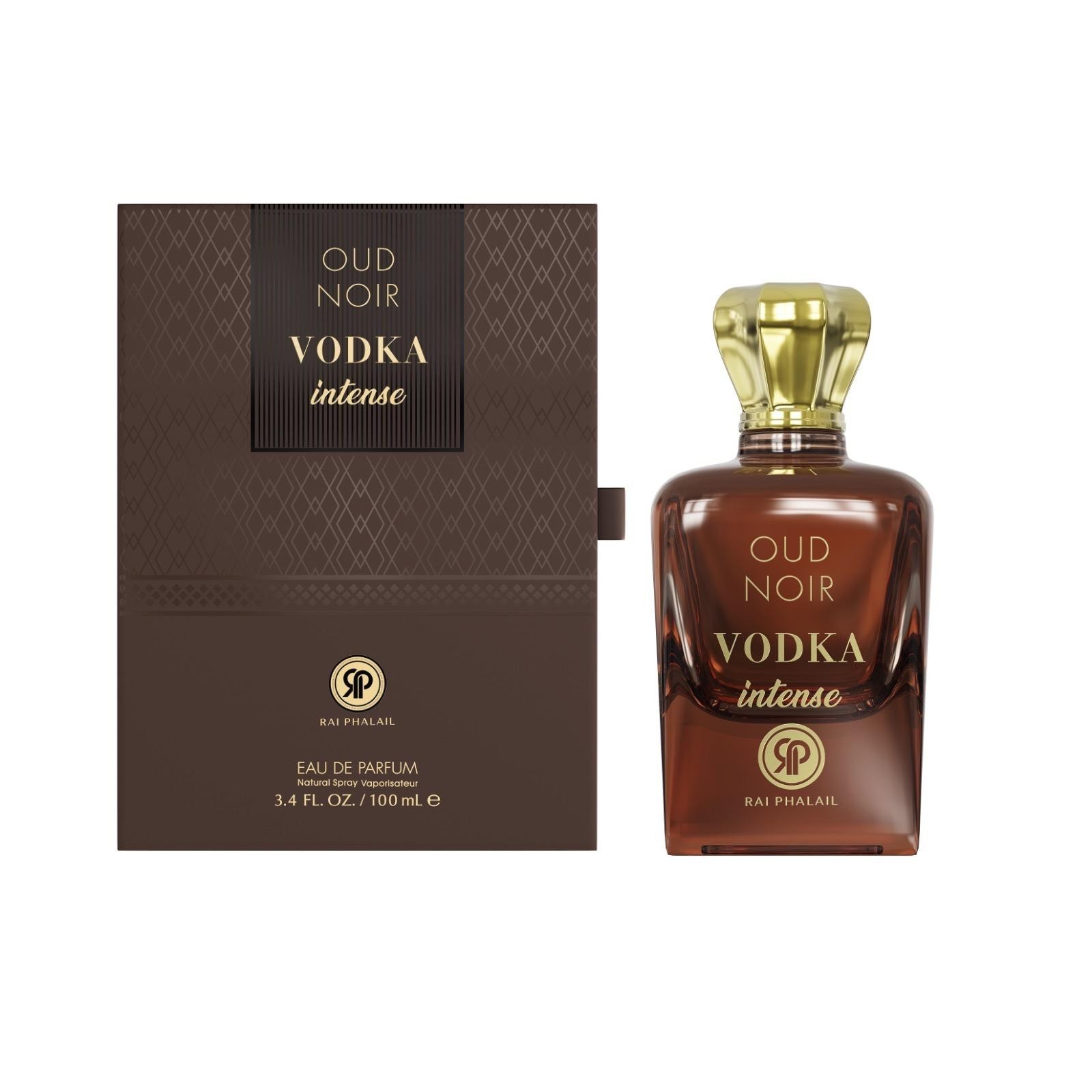 Oud Noir Vodka Intense Eau De Parfum 3.4 oz By RAI PHALAIL Oud Noir Vodka Intense Eau De Parfum 3.4 oz By RAI PHALAIL