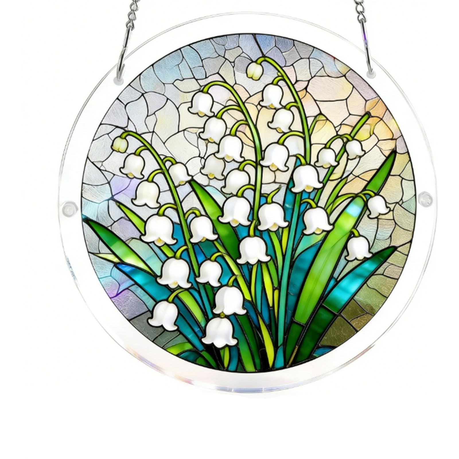 Novelty Acrylic Puzzles Suncatcher Trendy Kit Window Hanging Garden Decoration