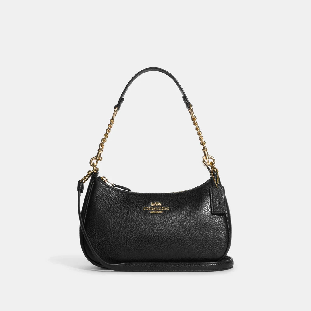 Coach Teri Shoulder Bag Pebble Grain Texture/Black , Only unpacked, not used Coach Teri Shoulder Bag Pebble Grain Texture/Black , Only unpacked, not used