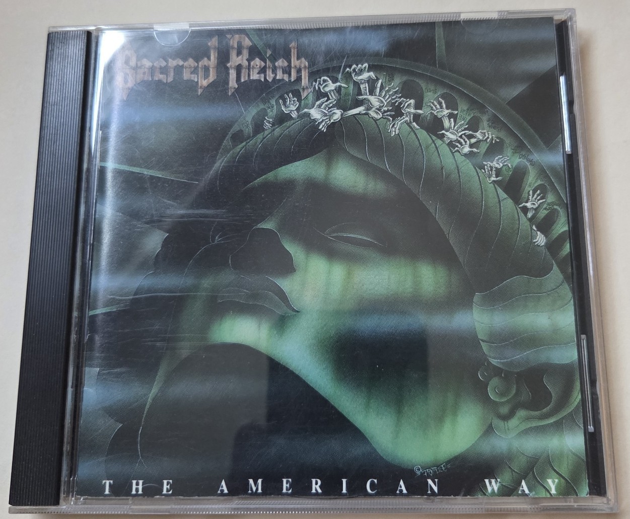 Sacred Reich - The American Way CD, 1st ed 1990, Mint Disc, Sacred Reich - The American Way CD, 1st ed 1990, Mint Disc,