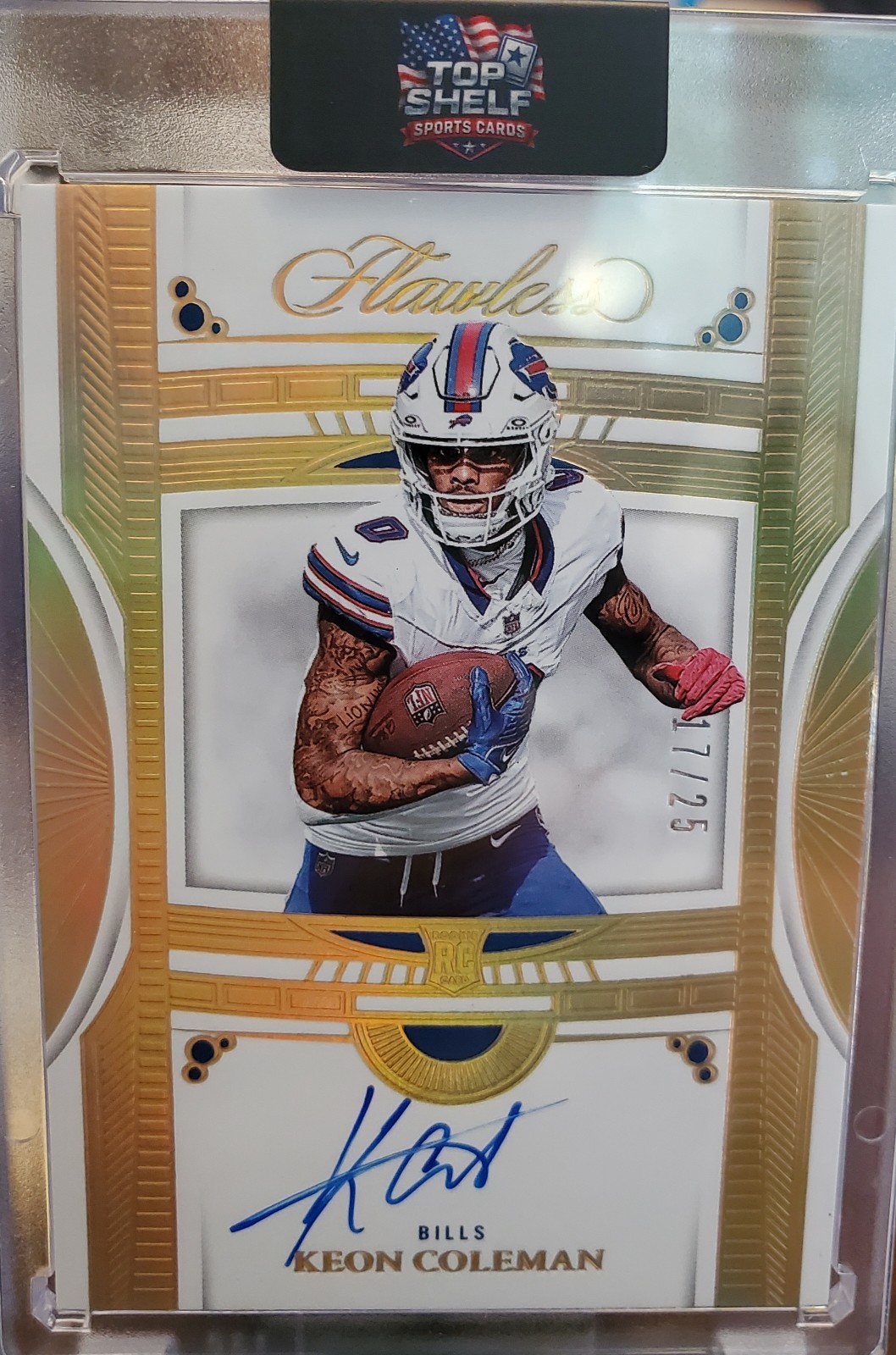 2024 Panini Flawless - Rookie Debut Signatures Keon Coleman #RDS-KCN /25 (AU,... 2024 Panini Flawless - Rookie Debut Signatures Keon Coleman #RDS-KCN /25 (AU,...