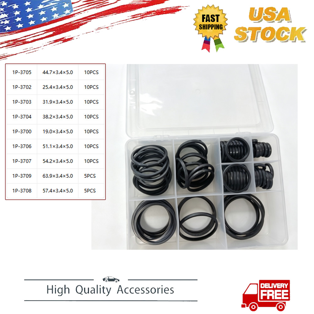 Print D-Ring Kit, Nitrile 90, Hydraulic Hose Fitting Drings 4C-4784 for CAT