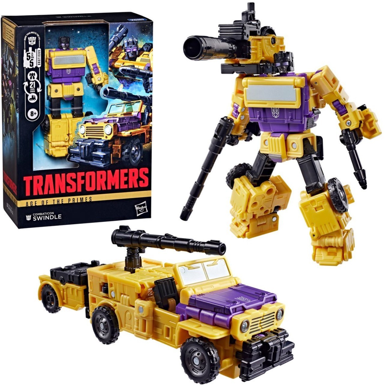 Transformers Age of the Primes Voyager Class Combaticon Swindle Action Figure Transformers Age of the Primes Voyager Class Combaticon Swindle Action Figure