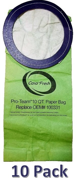 Replacement Proteam 10 Quart 100331 BackPack Vacuum Bags AllStar Super Coach 180 Replacement Proteam 10 Quart 100331 BackPack Vacuum Bags AllStar Super Coach 180