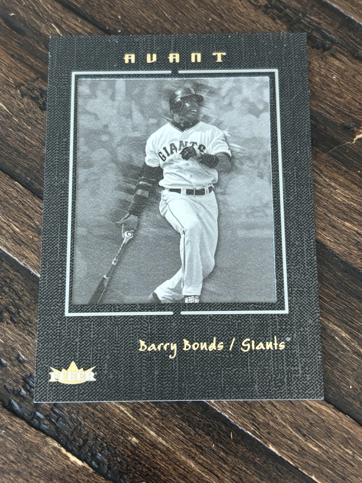 2003 Fleer Avant - Barry Bonds #4 Black & White /199 Giants