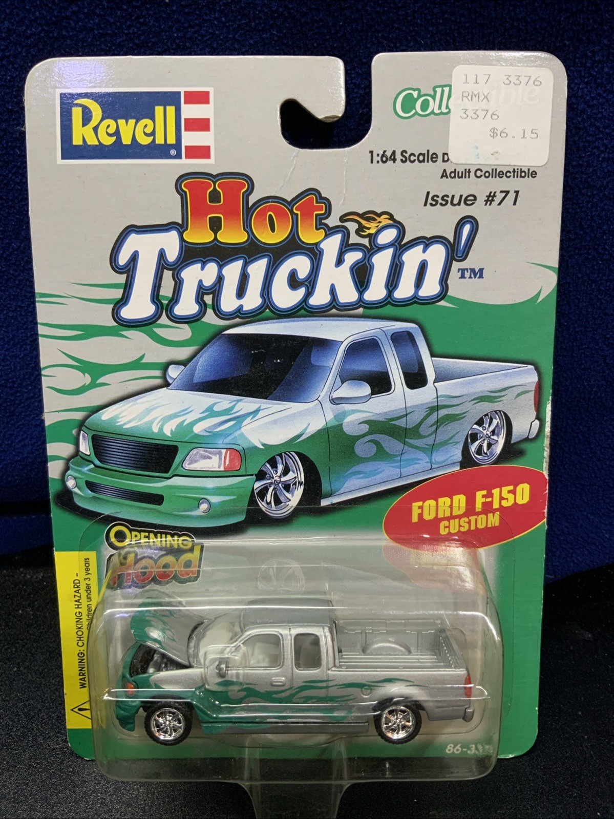 REVELL Hot Truckin’ Ford F-150 Custom Lowrider Flames 1:64Scale. Die-cast REVELL Hot Truckin’ Ford F-150 Custom Lowrider Flames 1:64Scale. Die-cast