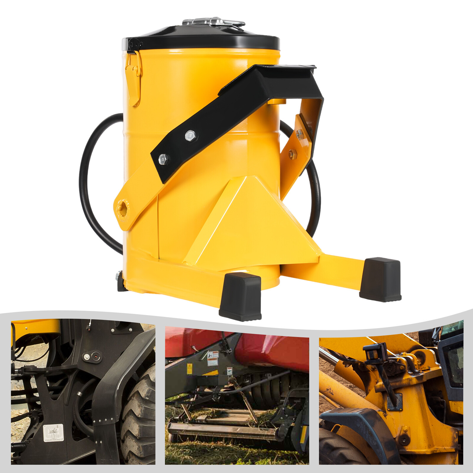 High-Pressure Foot-Operated Grease Pump, Floorstanding 10L/2.64Gal Grease Pump~